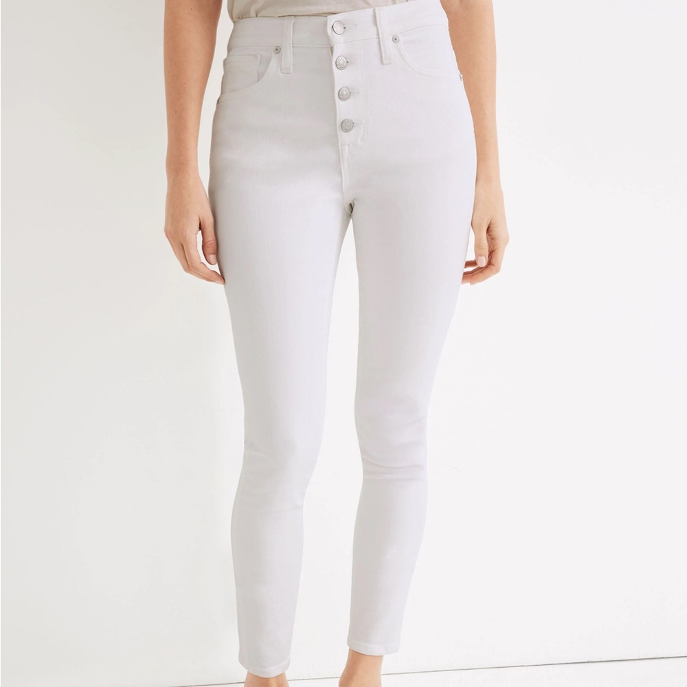 NWT Madewell Curvy High-Rise Skinny Crop